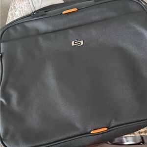 Solo Black and Orange Men's Bag